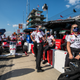 The No. 16 crew during Saturday’s qualifying session.